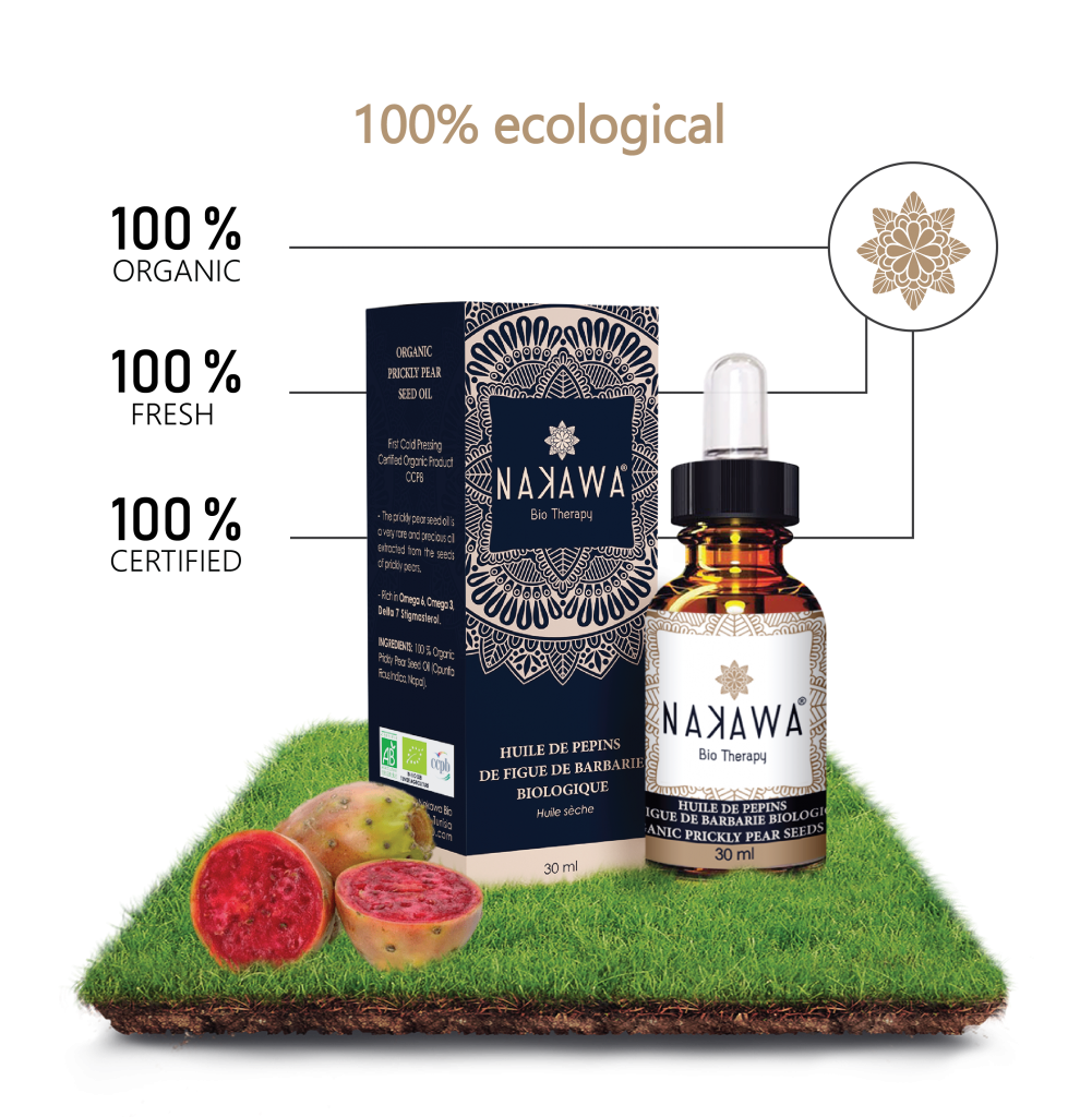 Organic Prickly Pear Seeds Oil – Nakawa Bio Therapy – Made In Tunisia Organic Prickly Pear Seeds Oil - Nakawa Bio Therapy - Made In Tunisia