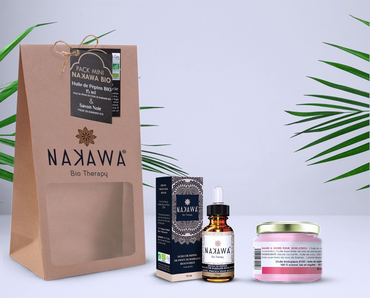 Mini Pack : Prickly Pear Seeds Oil (15ml) + Lip Balm