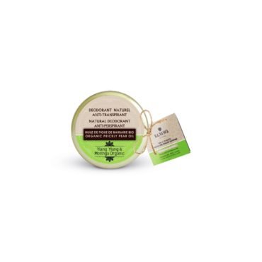 NATURAL DEODORANT BALM - ANTI PERSPIRANT WITH YLANG YLANG & MORINGA - Nakawa Bio Tunisia