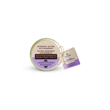 Natural Deodorant Balm with Lavander and Geranium - Nakawa Bio Tunisie